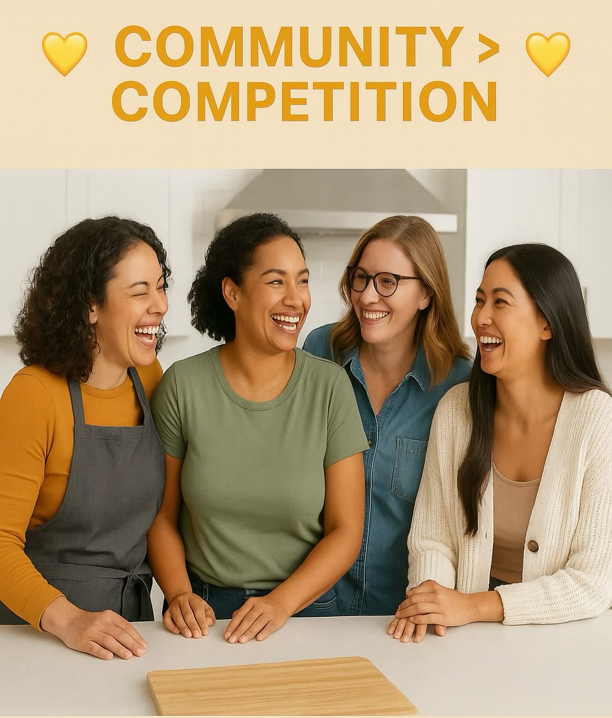💛 COMMUNITY > COMPETITION 💛

One of the biggest blessings in my Pampered Chef journey? The incredible community I’ve found. From pep talks to recipe swaps to cheering each other on through life—this biz is so much more than cookware and commissions.

We don’t just share kitchen tips—we share laughs, victories, and a whole lotta love. 👩🏻‍🍳💬👯‍♀️

If you've ever craved something more—more purpose, more friendships, more FUN—this might just be your sign. 💫

Drop a 👯‍♀️ or DM me if you’re curious. No pressure, just real talk about what this biz could look like for YOU. 🫶🏽

#PamperedChefLife #FindYourPeople #CommunityMatters #WomenSupportingWomen #WorkWithMe #DitchTheDriveThruTogether #letsgetcookingtogether #youreworthit